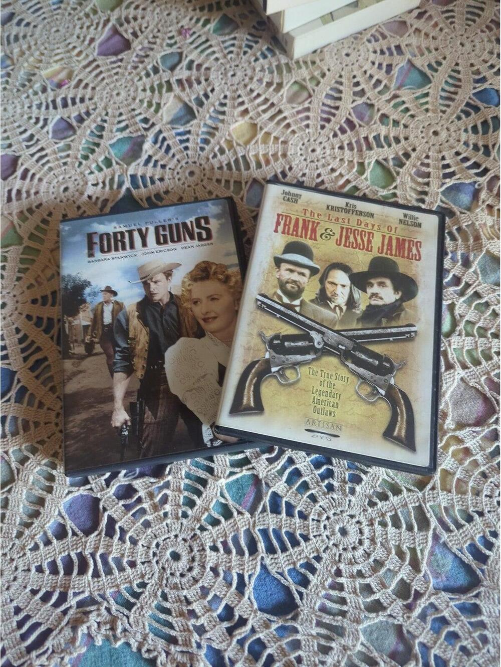 DVD western lot frank Jesse James forty guns